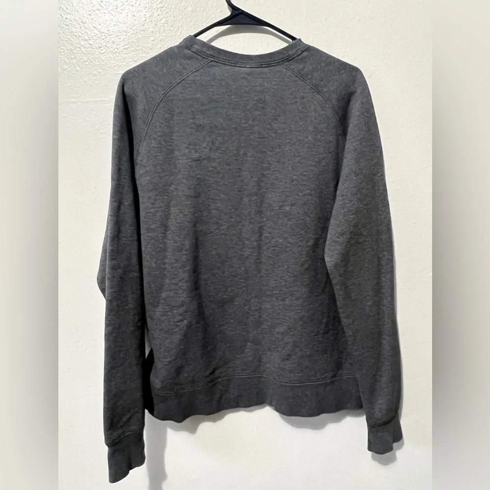 Nike Terry Cloth Big “Swoosh” Mixed Print Crewneck Top - Medium